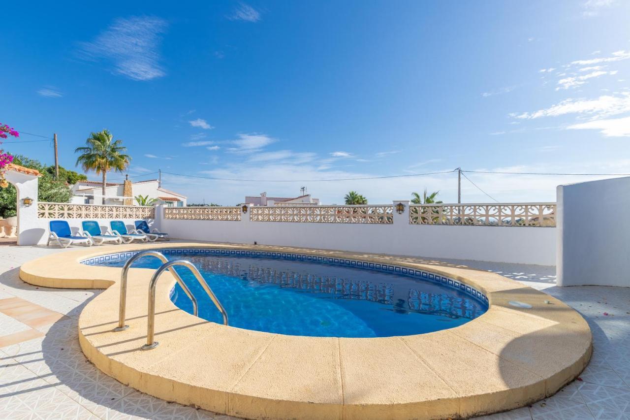 Villa W Pool Seaview In Cometa Calpe Exteriér fotografie